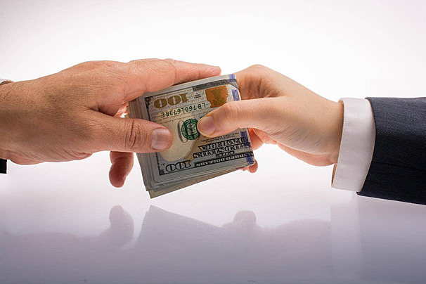 one had receiving money from the other 